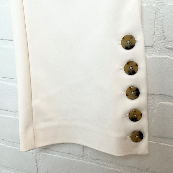 NWT Ecru Ankle Sailor Trousers Pants Off-White/Vanilla/Cream Flare Sz 4 or 6 - Picture 7 of 13